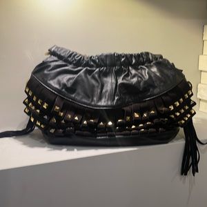 Rich, leather designer bag